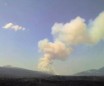 Puzzle Creek fire in distance