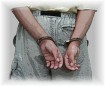 Man handcuffed