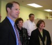 Photo: Darlene Hooley (far left) and Ron Wyden (far right)
