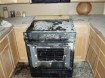 Burned stove from Salem house fire