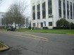 One of the downtown parking areas that was affected