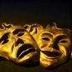 Masks comedy and tragedy
