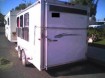 Horse trailer from incident