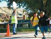 Kids crossing street