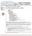document for oregon legislature