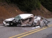 wrecked care highway 22 oregon april 2006