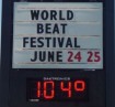 img: world beat temperature sign